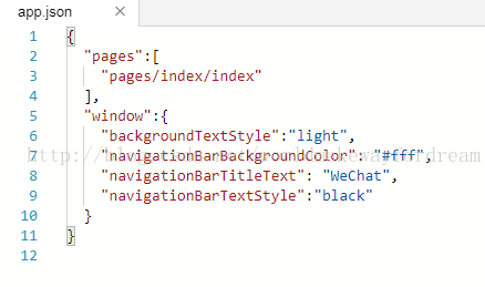 ΢��С���򿪷��̳�֮������ģ����wxml��wxss��js�ļ��ķ���-app.json������