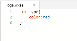 ΢��С���򿪷��̳�֮������ģ����wxml��wxss��js�ļ��ķ���-log.wxss�ļ�