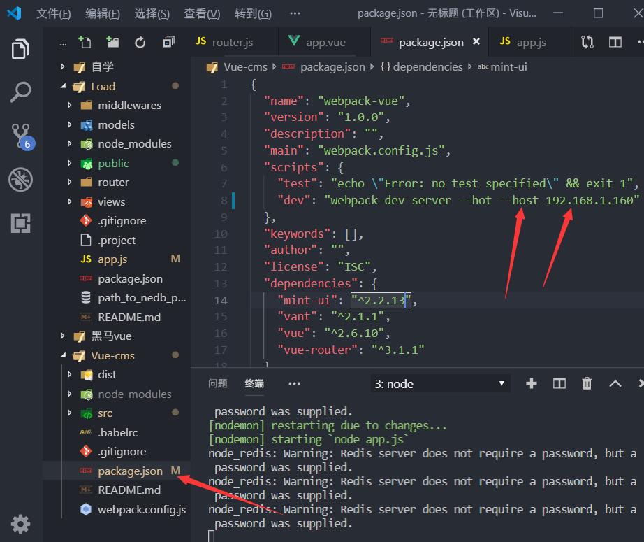 VUE��Ŀ���ʹ�ñ���IP��ַ������